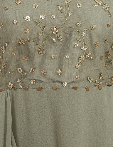 W for Woman Women's Synthetic Salwar Suit Set (19AUSP10429-400008_Green_8 (Small))