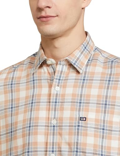 Arrow Sport Lt. Brown Casual Shirt (ASAEOSH1494_38)