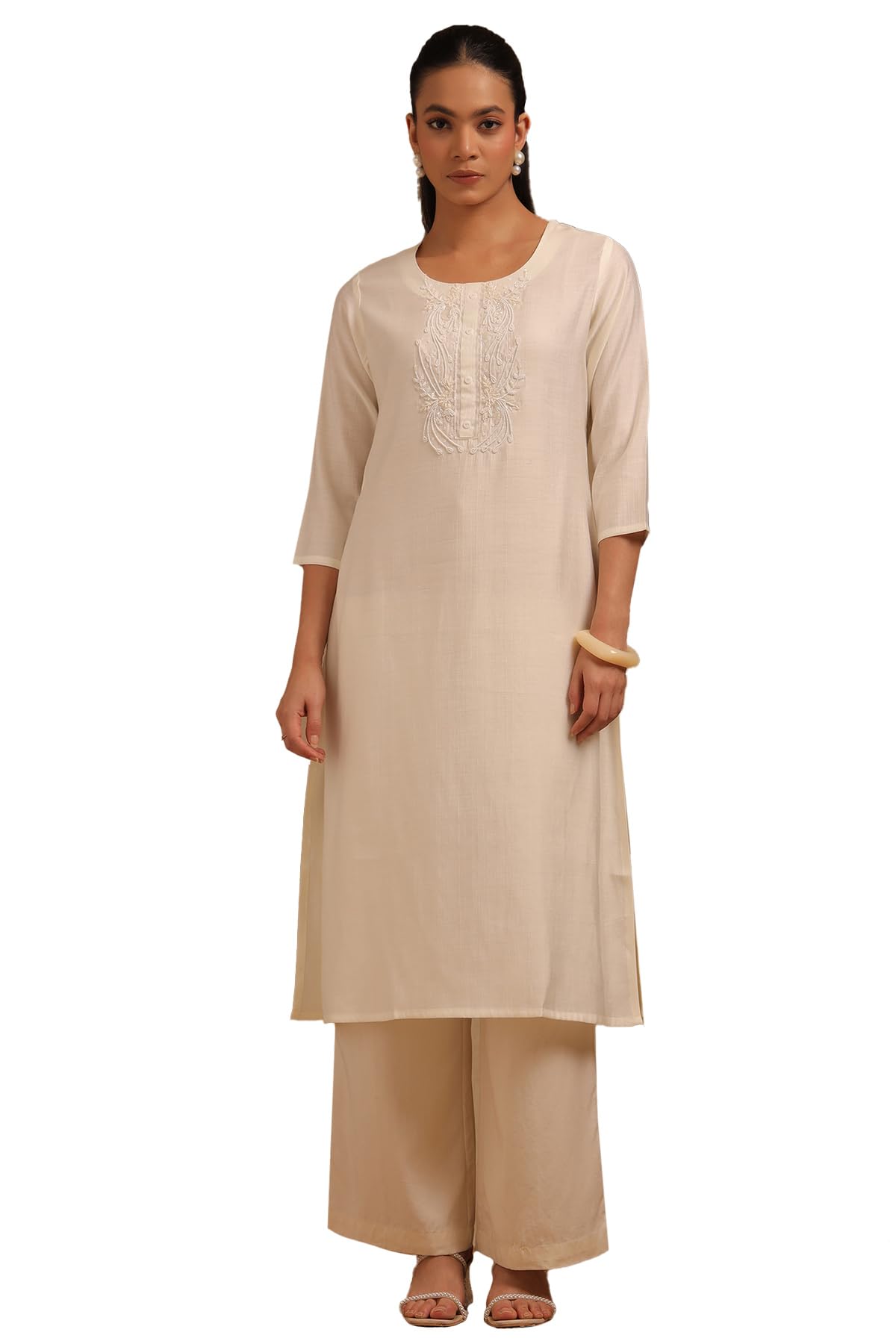 Soch Women's Gadwal Embroidered Kurta