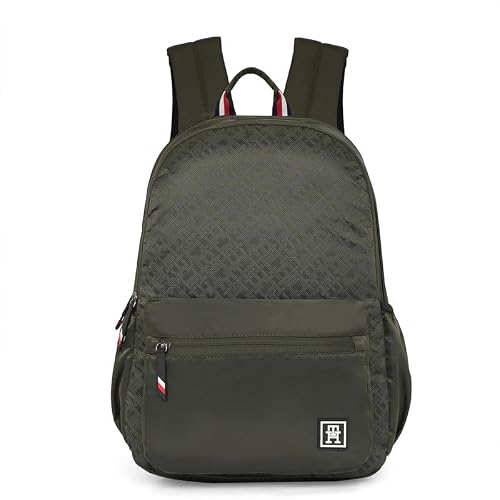 TOMMY HILFIGER Backpack for Men and Women, Mondrich, Black