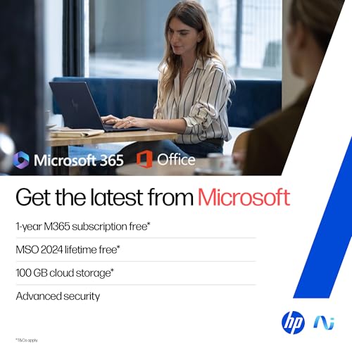 HP OmniBook 7 OLED, Intel Core Ultra 7 255H (32GB LPDDR5,1TB SSD), 3K, 0.2 ms, Micro-Edge, 14''/35.6cm, Win 11, M365, Office 24, Meteor Silver,1.5kg, fr0116TU, 5MP Camera w/Shutter, Backlit AI Laptop