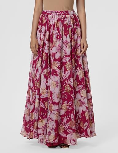 BIBA WOMEN PRINTED STRAIGHT MIX AND MATCH(WHIMSICA2121_BERY_32)