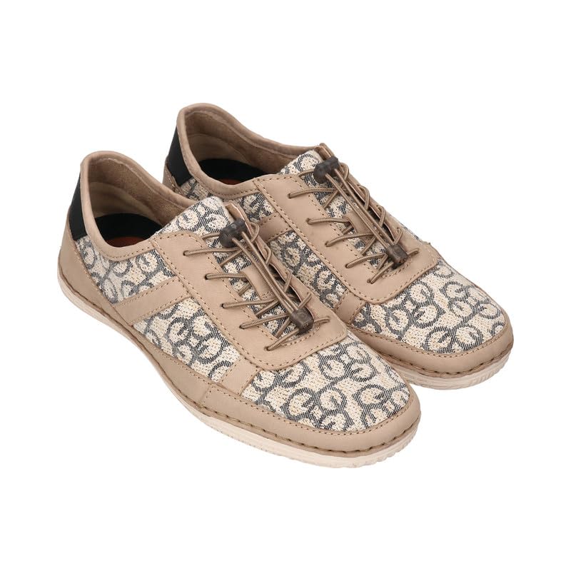 Bugatti Bimini Beige & Sand Men's Sticthed Sneakers - UK 7