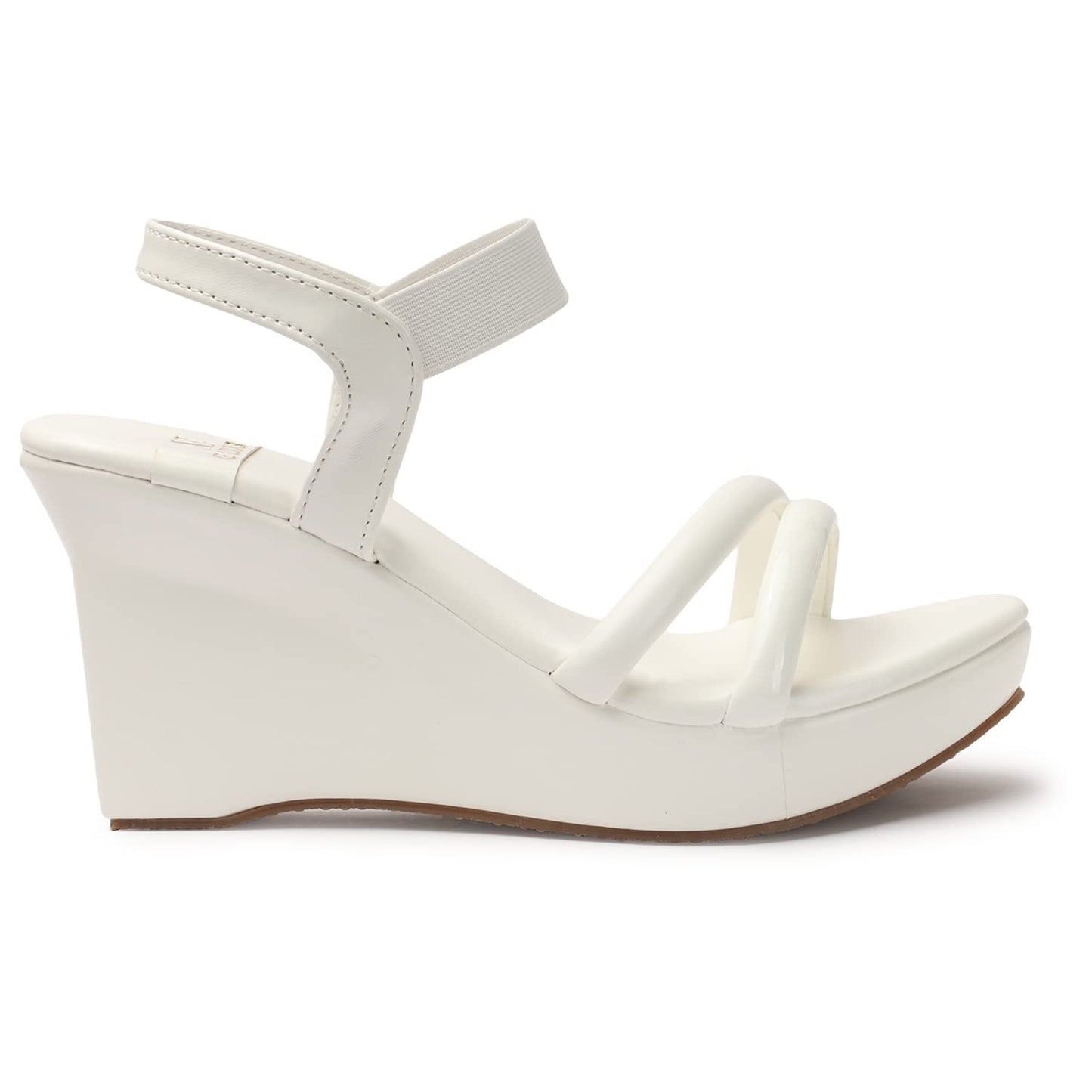 XE Looks Women's High Heel Wedges Sandal | Stylish and Comfortable Thong Strap Slip-On Sandals | Soft Cushioned Sole and Open Toe Heels for Casual Office and Formal Wear
