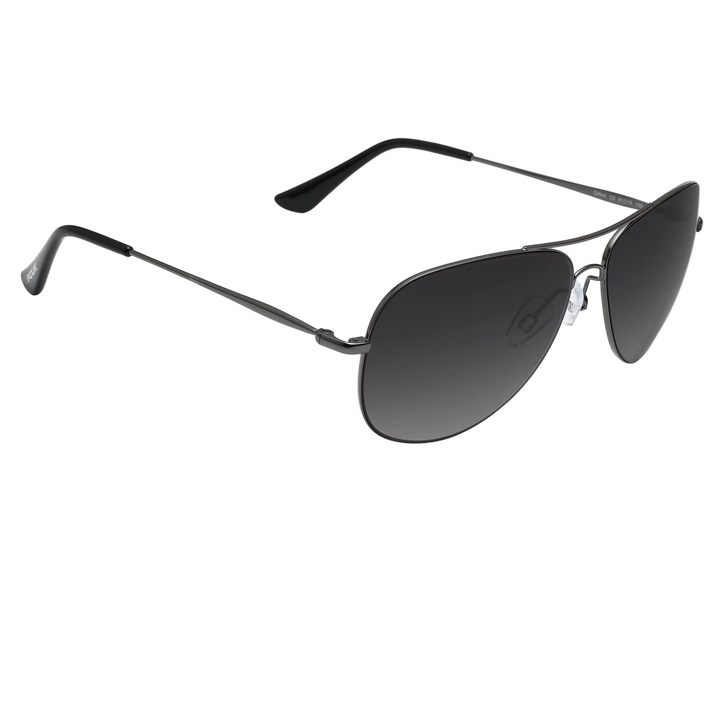 French Connection Gradient Aviator Women Sunglasses - (FCUK Oxford C3 S |61| Grey Color Lens)
