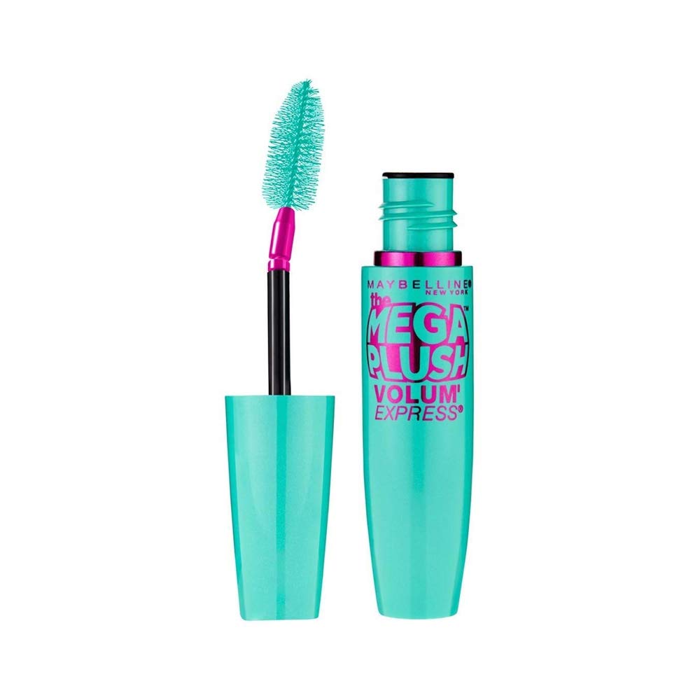 Maybelline Volum' Express The MegaPlush Washable Mascara, Blackest Black [270], 0.3 oz