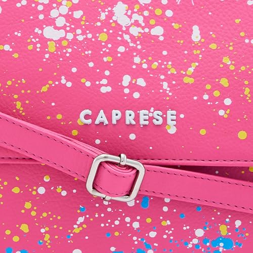 Caprese Splash Satchel for Women (Small, Fuchsia)