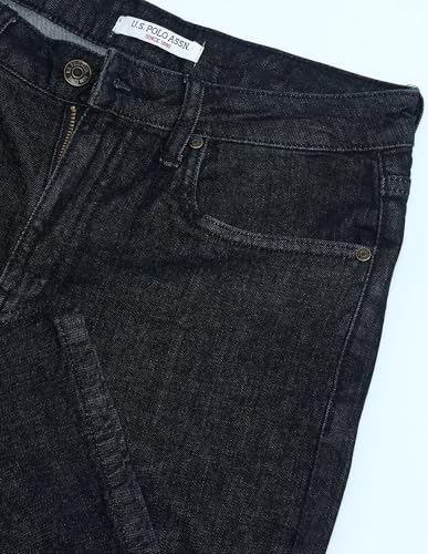 U.S. POLO ASSN. High Rise Extreme Flare Fit Jeans (UWAW24JEN186_Blue_36)
