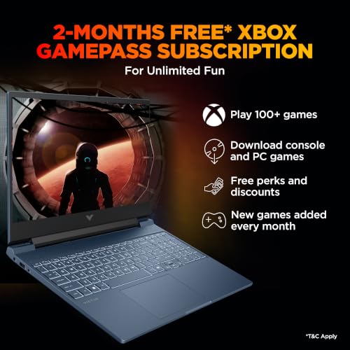 HP Victus 15 Smartchoice, Intel Core i7-13620H, 6GB RTX 4050, 16GB DDR4, 512GB SSD, FHD, IPS, 144Hz, 300 nits, 15.6''/39.6cm, Win11, Office24, Blue, 2.3kg, fa2805TX/2103, Xbox Gamepass* Gaming Laptop