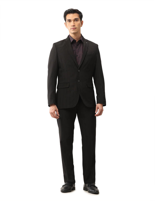 Arrow Men's Tailored Fit Ceremonial Suit Black