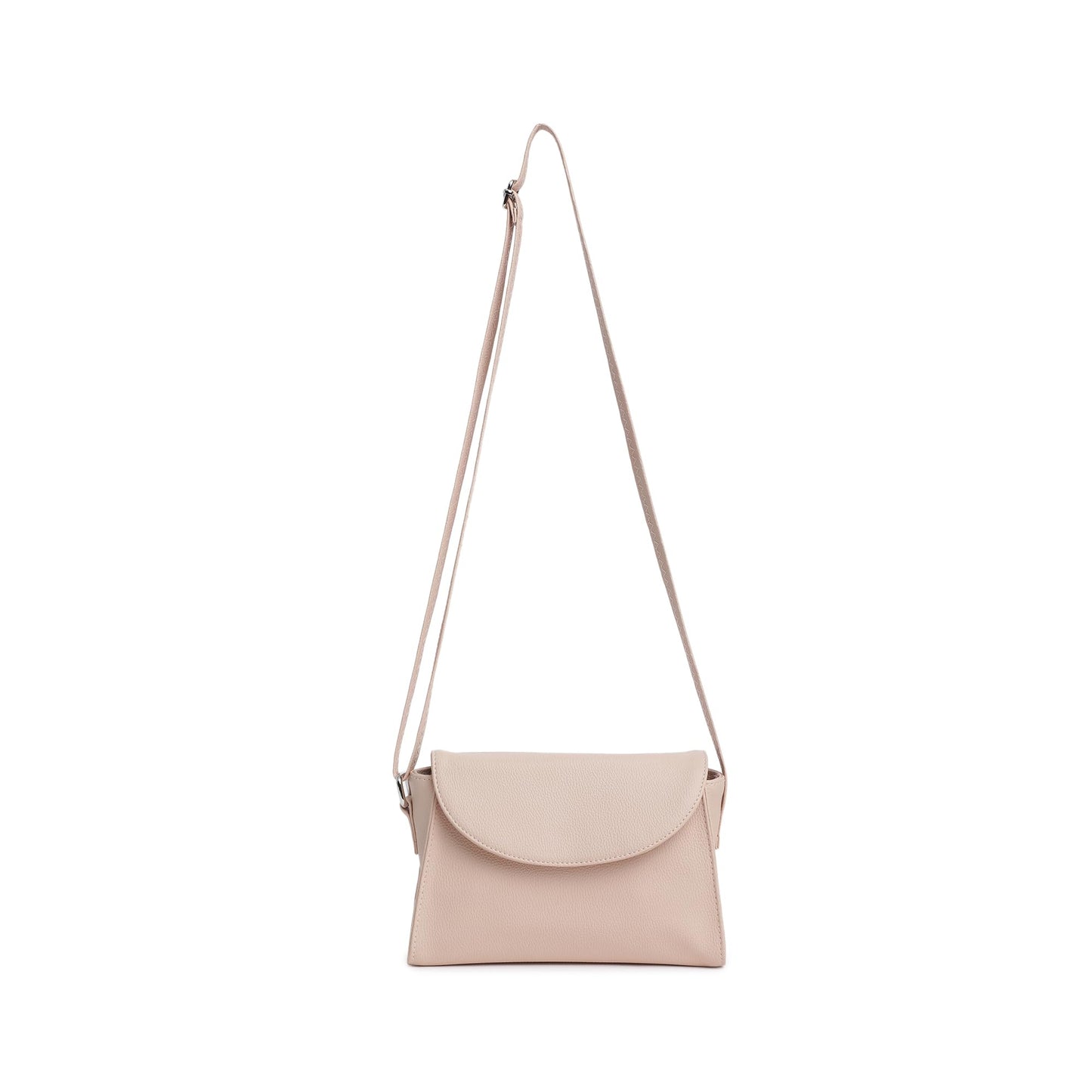 Fastrack Textured Sling Bag for Women | Chic Crossbody Bag for Girls, Ladies, Women | Spacious Bag with Slip Pocket Made of Faux Leather