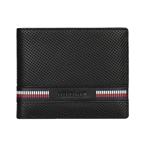 TOMMY HILFIGER Wallet of Men, Black-Regular, Argenta | Wallet for Men Leather Original