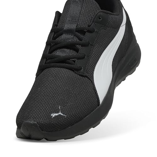 Puma, Unisex-Adult, SOFTRIDE Cosmic LT, Black-White, Sneaker, 5UK, (40023501)