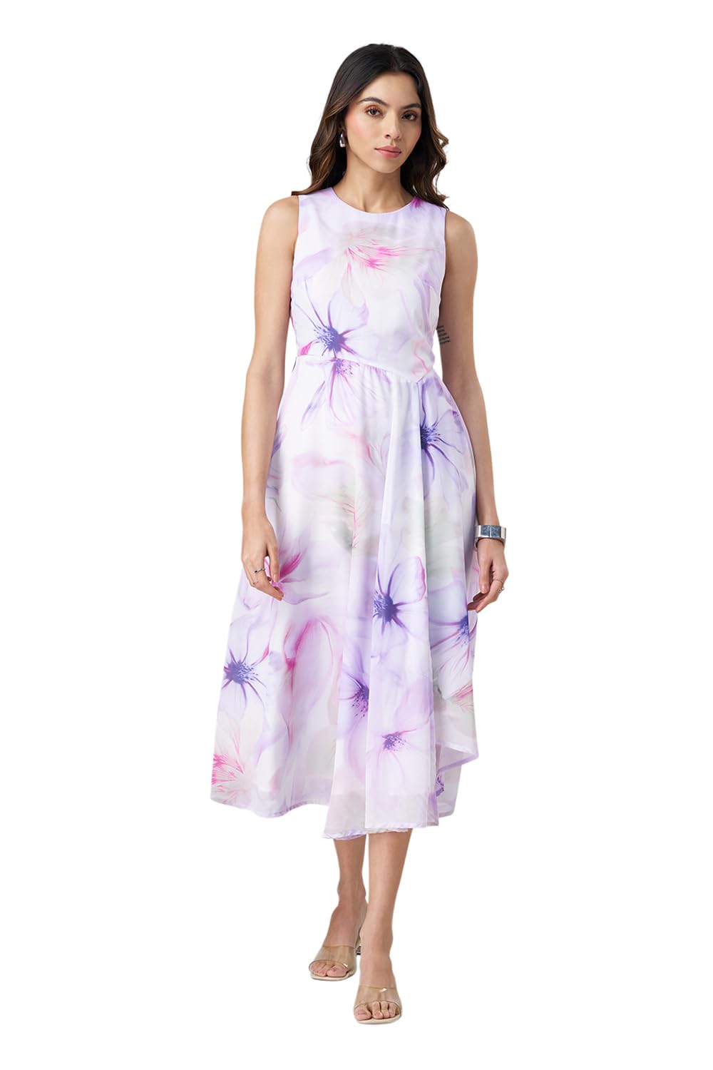 Annabelle by Pantaloons Womens Jumpsuit_SS26WWANDNJ00041N67A170_Lilac_2XL