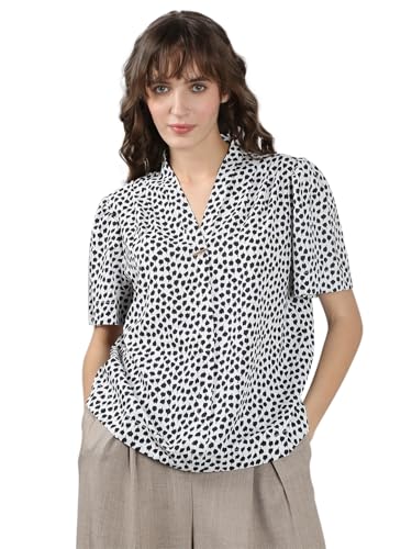 VERO MODA Women's Regular Fit White Top