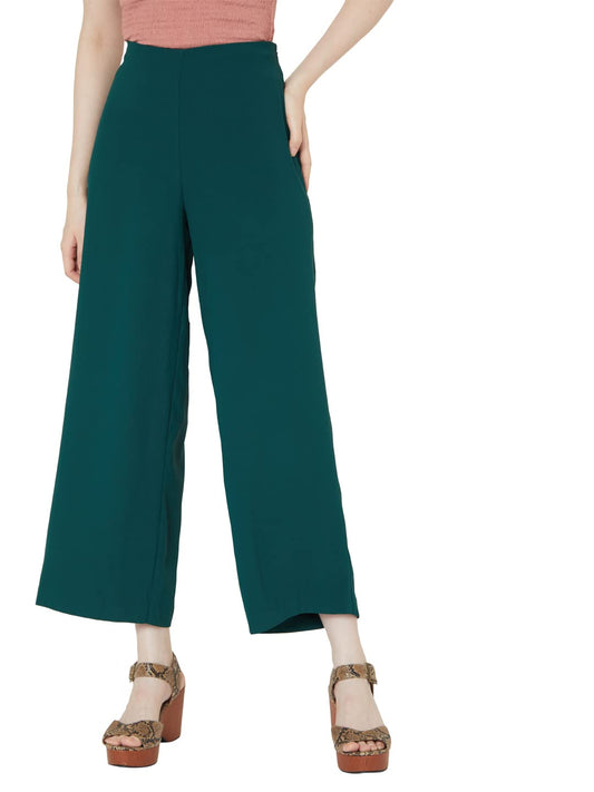 VERO MODA Women's Regular Pants (255486302-Ponderosa Pine_Ponderosa L)