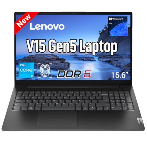 Lenovo V15 Gen 5 15.6" Business & Student Laptop, 16GB DDR5 RAM, 512GB SSD
