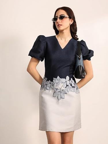 Kazo Bluey Mini Dress (Blue XS)