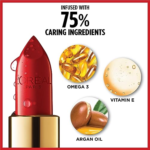 L'Oral Paris Colour Riche Lipstick, Wisteria Rose, 0.13 oz.