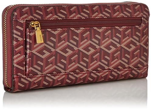 Guess Women's Red Printed Wallet| Ladies Purse Handbags | Gift For Ladies