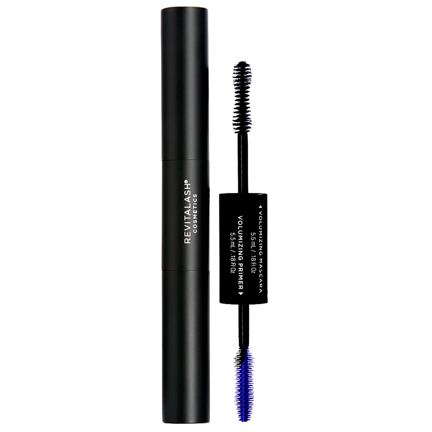 RevitaLash Cosmetics Double-Ended Volume Set: 2-in-1 Lash Primer & Mascara Duo for Voluminous, Longer, and Thicker Lashes, 11ml /0.36 Fl Oz and 5.5ml/ 0.18 Fl Oz each