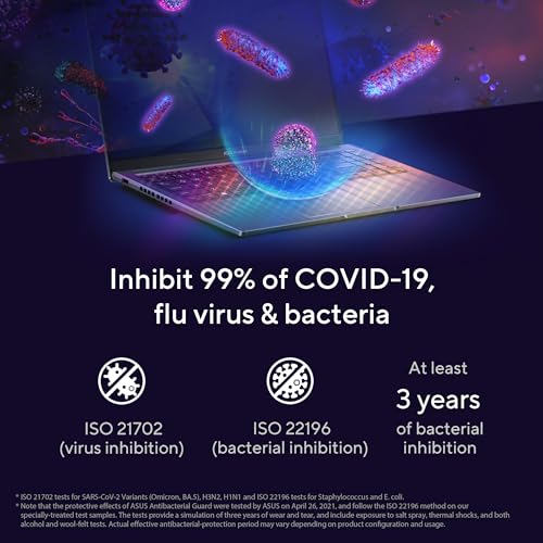 ASUS Vivobook 15, Smartchoice, AMD Ryzen 7 5825U, 16GB RAM, 512GB SSD, FHD 15.6", Windows 11, Office Home 2024, Quiet Blue, 1.7Kg, M1502YA-BQ703WS, AMD Radeon iGPU, M365 Basic (1Year)*, 42Whr Laptop