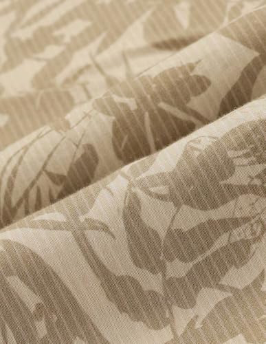 U.S. Polo Assn. Denim Co. Men's Floral Slim Fit Shirt (UDSHT1851_Khaki