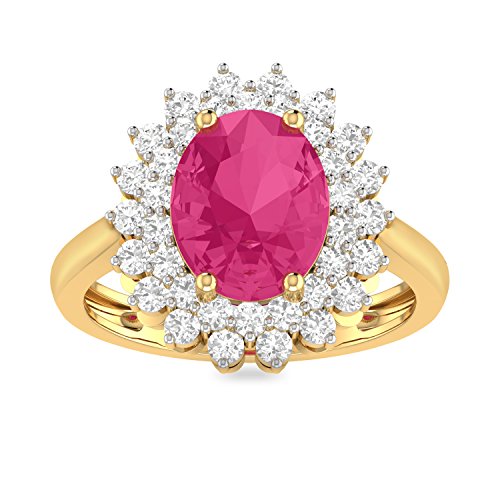 PC Jeweller 14k (585) Yellow Gold and Solitaire Ring for Women