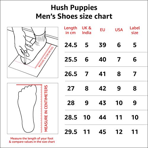 Hush Puppies mens ROBERT FISHERMAN Black Sneaker - 8 UK(8546792)