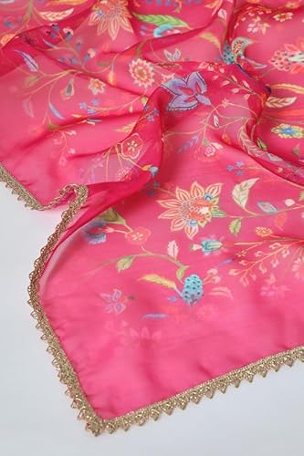 Soch Women's Brasso Salwar Suit (EWA4CD21069A_Fuchsia