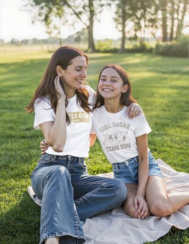 U.S. POLO ASSN. Girl Squad Pure Cotton T-Shirt (UGTSH0446_White_13-14Y)