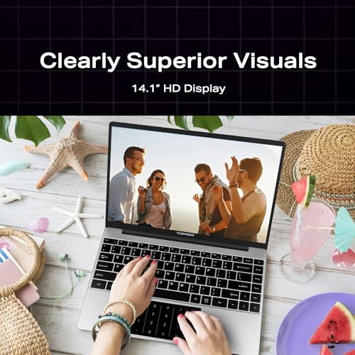 Thomson NEO 14.1 Inch IN-P14C Intel Celeron Dual Core N4020 Processor & Window 11 Home Notebook (4 GB RAM DDR4/ 128 GB SSD/Numeric Touch Pad/Thin & Light Weight/Silver)