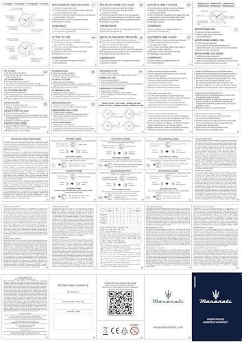 Maserati Leather Analog Silver Dial Men Watch-R8821108036, Black Band