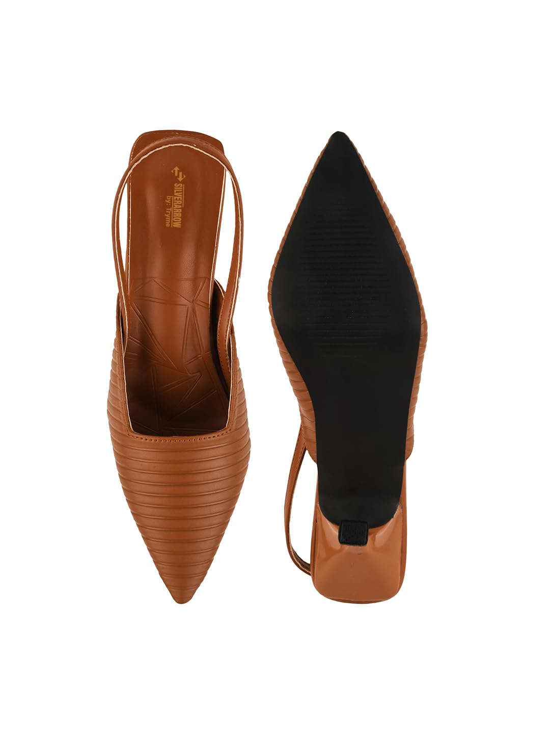 SilverArrow Womens Cove Serenade Brown Heeled Sandal_4 UK (4nahl206)