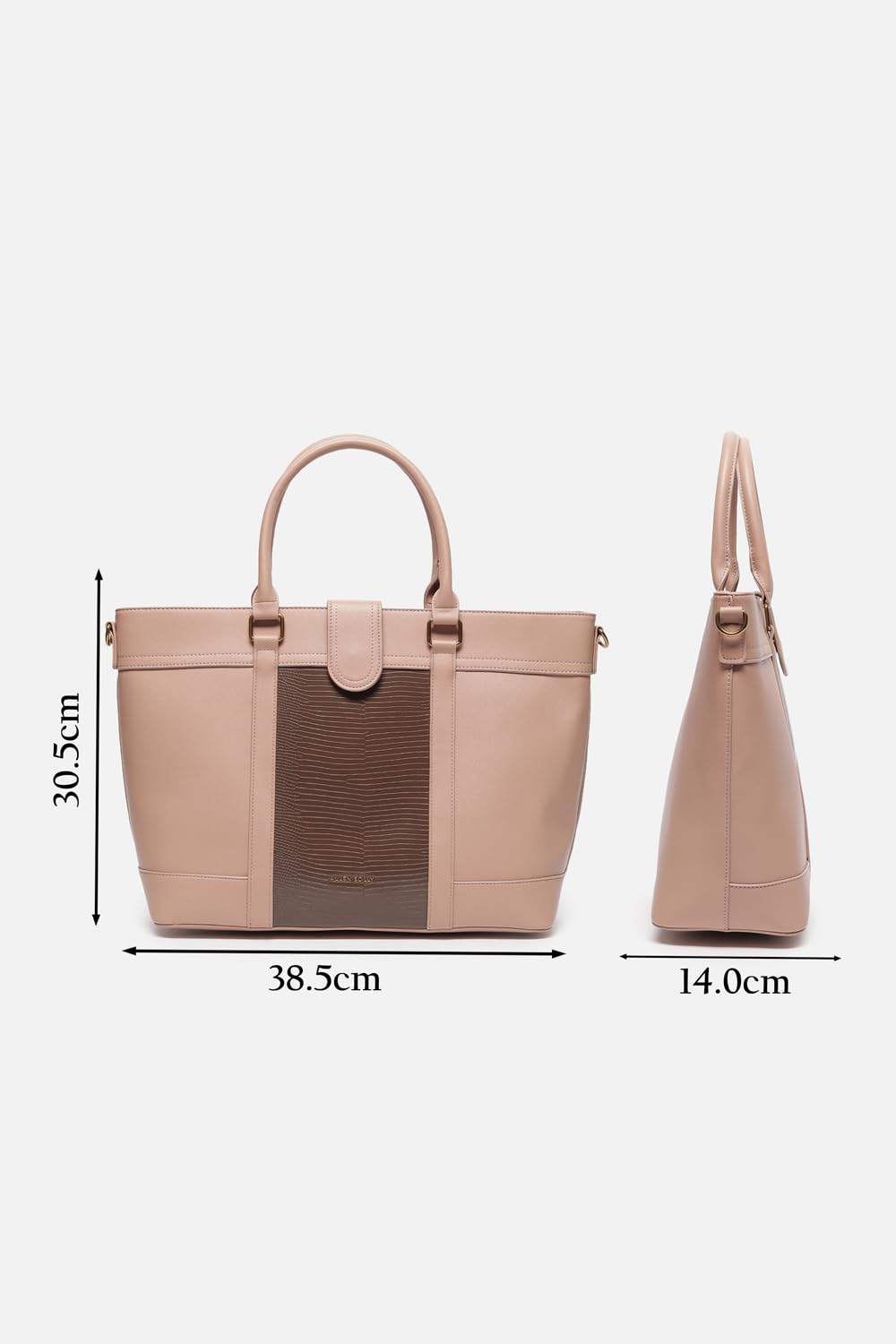 Allen Solly Womens Solid beige HANDBAG