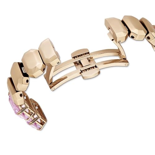 Swarovski Watch, Octagon Cut Bracelet, Pink, Rose Gold-Tone Finish