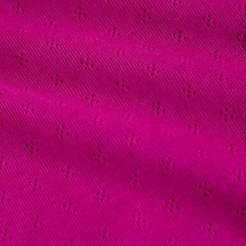 Hopscotch Girls Full Sleeves Textured Print Pink Tees for Ages (3-4 Years)