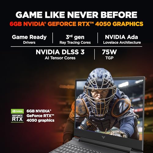 HP Smartchoice Victus, 13th Gen i7-13620H, 6GB RTX 4050, 16GB DDR4(Upgradeable) 512GB SSD, 144Hz, 300nits, 15.6''/39.6cm, Win11, Office24, Mica Silver, 2.3kg, fa2100tx, Xbox Gamepass* Gaming Laptop