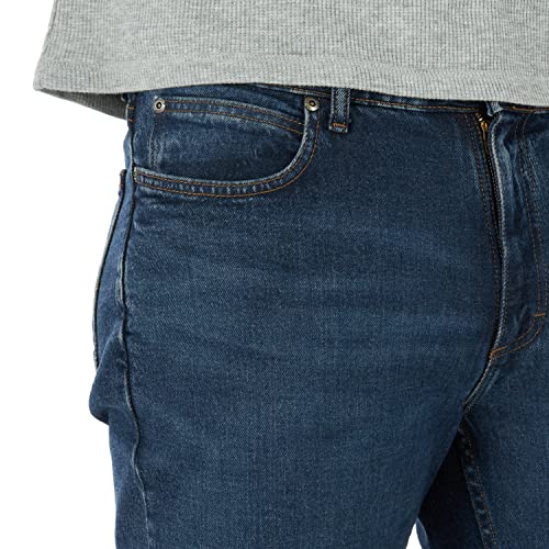 Lee Men's Legendary Relaxed Straight Jean, Night Shade, 34W x 29L