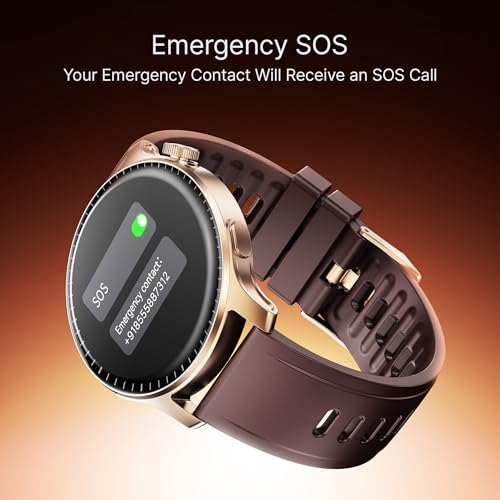 boAt Ultima Prime smartwatch with 1.43” AMOLED Display, AOD, Personalized Fitness Nudges, Functional Crown,100+ Sports Modes, Create Your Own Watchface, smartwatch for man and Woman (Royal Berry)