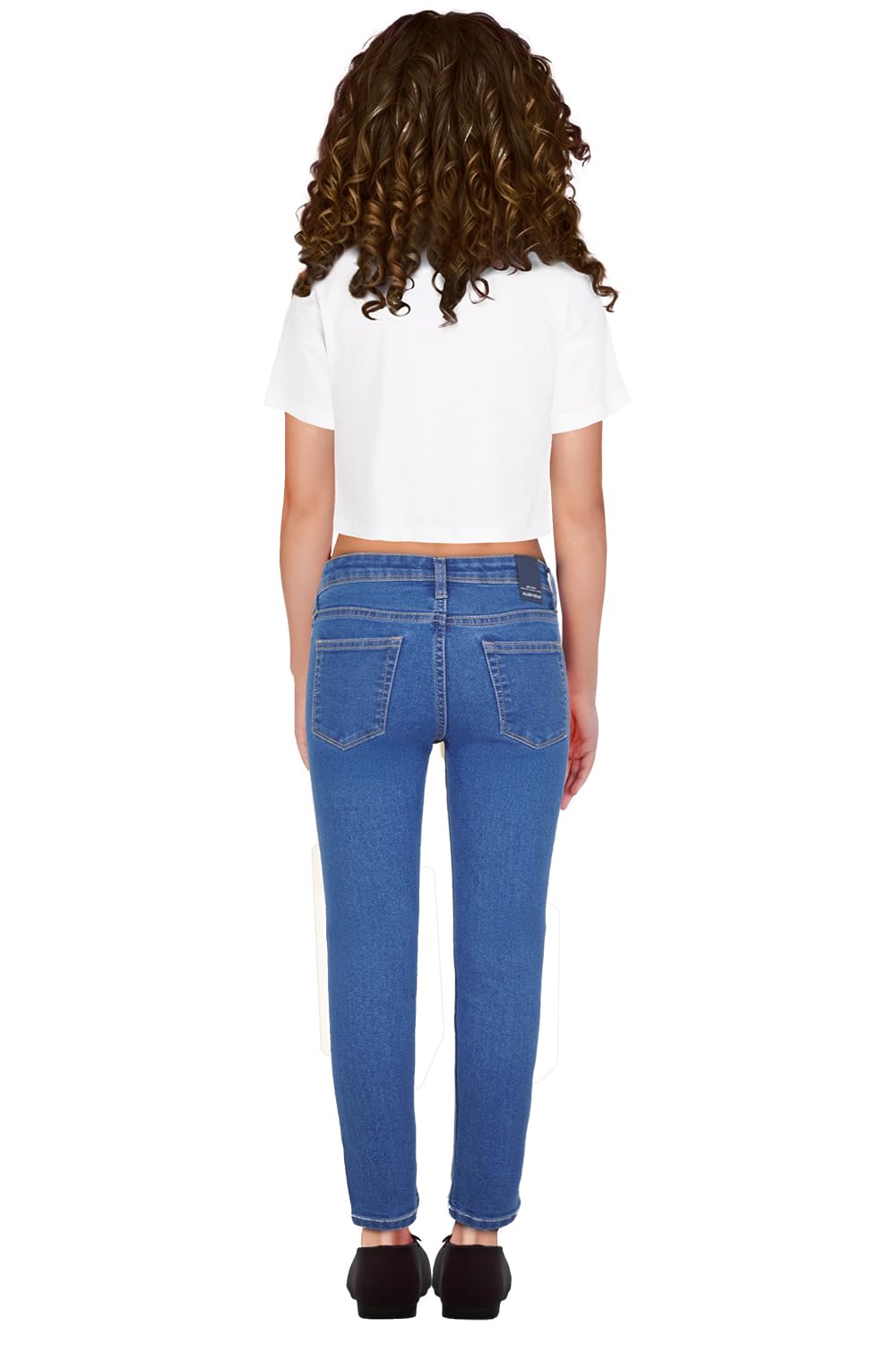 Allen Solly Girl's Regular Jeans (AGDNCSLBF95289_Blue
