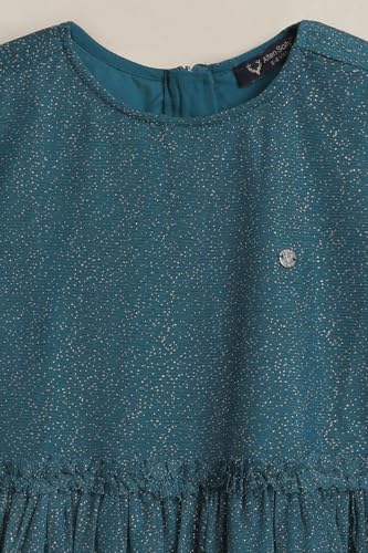 Allen Solly Girls Dresses Teal