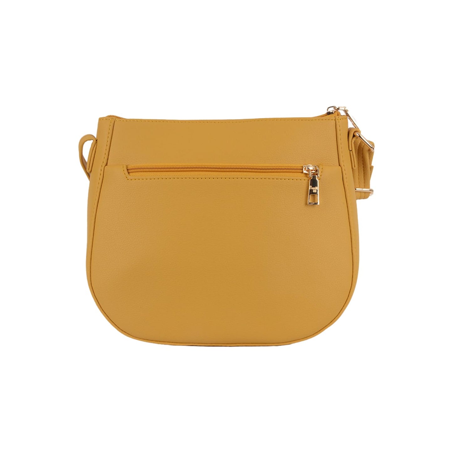 Baggit Women's Landmark Yellow Small Sling Bag | Ladies Stylish Casual Cross Body Purse Handbag | Faux Leather | 6-Month Warranty | Cruelty-Free Material | Made in India