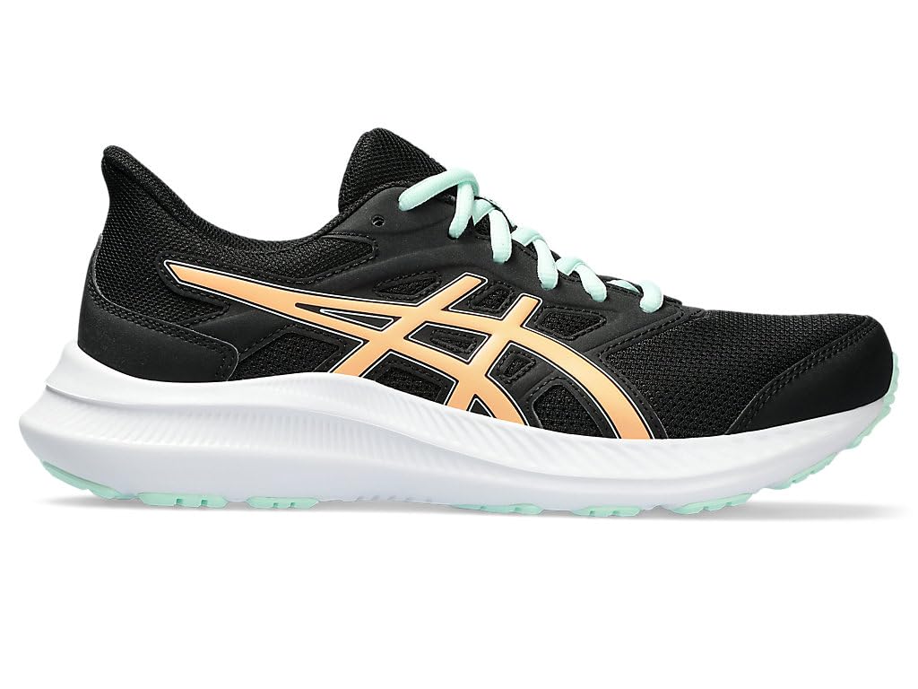 ASICS Womens JOLT 4 Black/Bright Sunstone Running Shoe - 6 UK (1012B421.007)