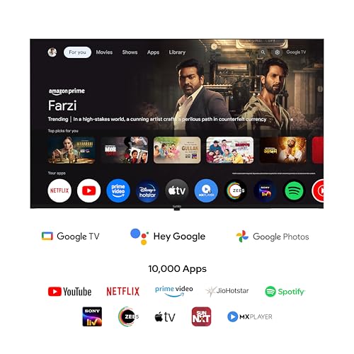 Lumio Vision 7 109 cm (43 inches) 4K Ultra-HD Smart QLED TV FTW1-ADSG