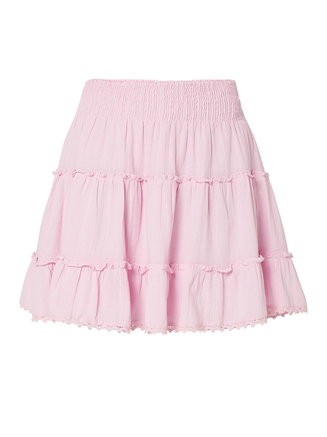 Vero Moda Cotton Western Skirt Pink