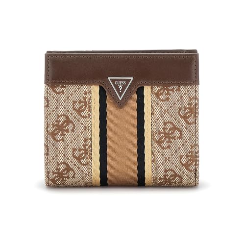 GUESS Madrid Brown Colorblock Bi-Fold Wallet