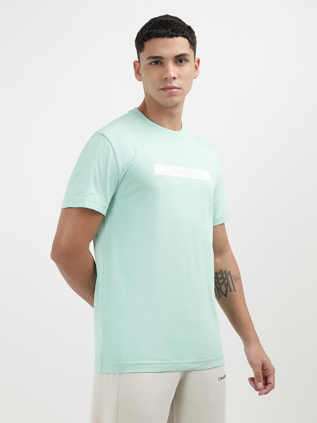 Calvin Klein Jeans Department2185 Regular Fit T Shirt (K10K113110LHH_Lichen XXL)