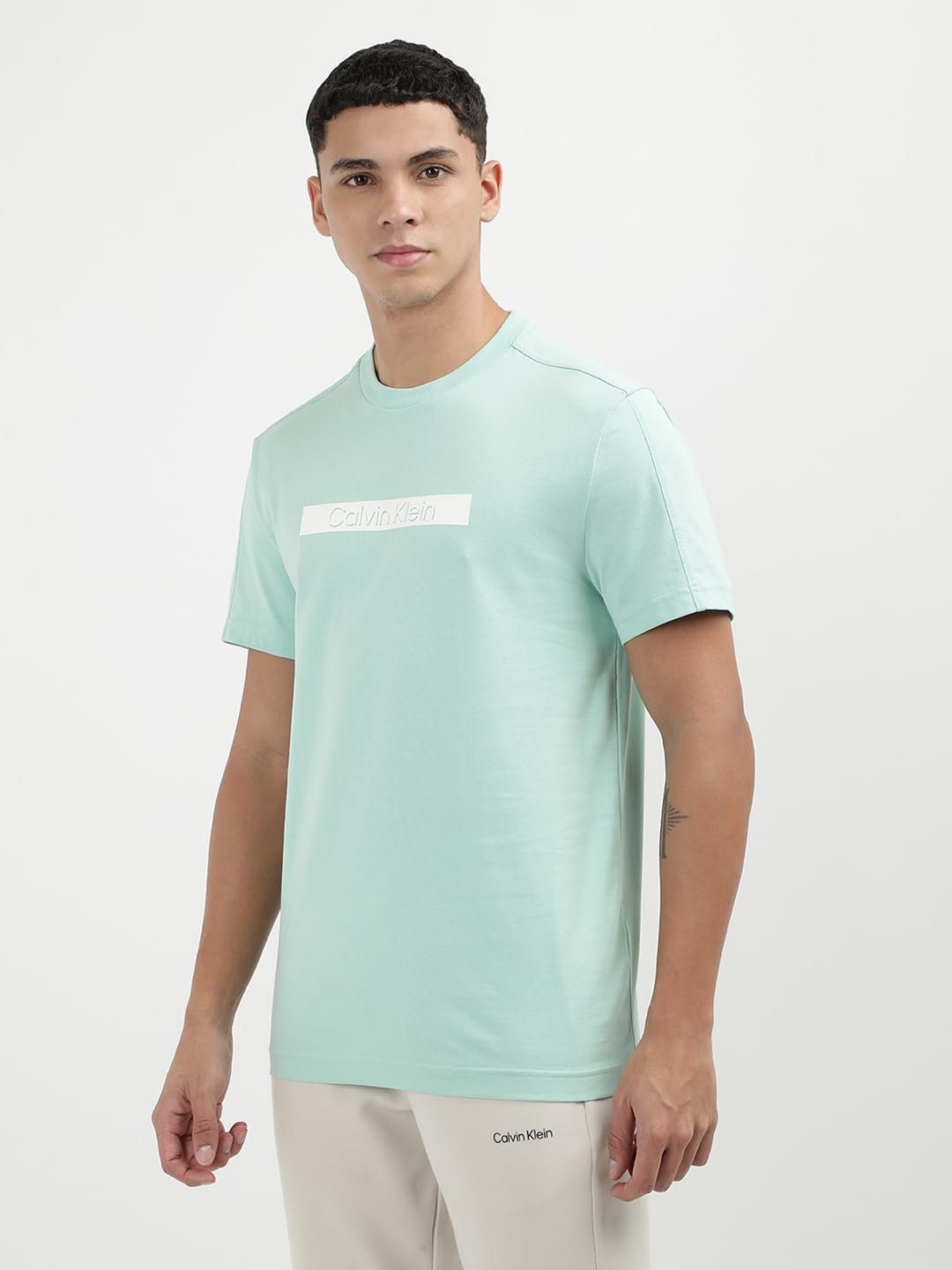 Calvin Klein Jeans Department2185 Regular Fit T Shirt (K10K113110LHH_Lichen XXL)