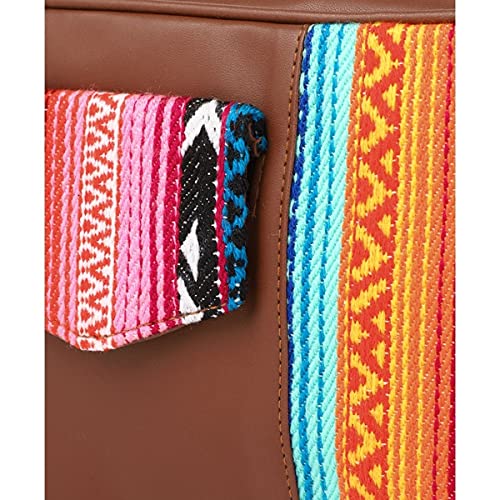 ACCESSHER stylish trendy Brown & Multi Solid Sling Bag for girls and women pack of 1